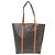 Céline Borsa Tote da donna Celine 194542 Triomphe Marrone - vista 2