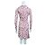 Isabel Marant Etoile Isabel Marant Étoile Jadiya Kleid Pink Weiß Blau Lila - vista 3