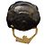 Borsa rotonda Chanel Camellia in vernice nera Nero