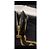 Borsa rotonda Chanel Camellia in vernice nera Nero - vista 6
