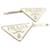 Set di mollette per capelli in metallo bianco Prada - vista 2