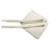 Set di mollette per capelli in metallo bianco Prada - vista 5