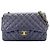 Borsa a Spalla Chanel Matelassé 30 Navy Blu navy