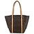 Borsa Tote Louis Vuitton Vintage Monogram Marrone Monogramma