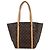 Borsa Tote Louis Vuitton Vintage Monogram Marrone Monogramma - vista 2