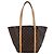 Borsa Tote Louis Vuitton Vintage Monogram Marrone Monogramma - vista 3