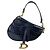 Borsa a Spalla Saddle Christian Dior Nero