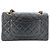 Timeless CHANEL Matelassé 25 Bolsa de Ombro Preto - vista 3