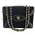 Borsa a tracolla Chanel Matelassé Oval Flap Chain Nero