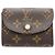 Cartera tríptico Monogram Louis Vuitton Castaño - vista 2