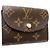 Cartera tríptico Monogram Louis Vuitton Castaño - vista 3