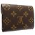 Cartera tríptico Monogram Louis Vuitton Castaño - vista 4