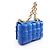 Borsa a Spalla The Chain Cassette Bottega Veneta Blu - vista 2