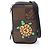 Louis Vuitton x NIGO Double Phone Pouch Shoulder Bag Marrone Multicolore Damier ebene
