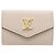 Cartera tríptico Louis Vuitton en piel de becerro grisácea - vista 2