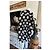 Munthe Plus Simonsen Plu Polka Dot Hemdkleid Schwarz Weiß - Ansicht 10