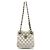 Borsa a Spalla Chanel Matelassé Mini Bucket Chain Bianco