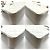 Borsa a Spalla Chanel Matelassé Mini Bucket Chain Bianco - vista 3