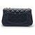 Borsa a Spalla Chanel Mini Matelassé 20 Camellia Chain Nero - vista 2
