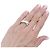 Anello Cartier, "Nouvelle Vague", oro bianco e diamanti. - vista 6