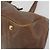 PRADA Handtasche Leder Braun Gold Auth 192531 Golden - Ansicht 10