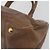PRADA Handtasche Leder Braun Gold Auth 192531 Golden - Ansicht 12