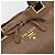 PRADA Handtasche Leder Braun Gold Auth 192531 Golden - Ansicht 16