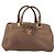 PRADA Handtasche Leder Braun Gold Auth 192531 Golden - Ansicht 2