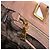 PRADA Handtasche Leder Braun Gold Auth 192531 Golden - Ansicht 21