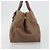 PRADA Handtasche Leder Braun Gold Auth 192531 Golden - Ansicht 4