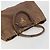 PRADA Handtasche Leder Braun Gold Auth 192531 Golden - Ansicht 6