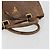 PRADA Handtasche Leder Braun Gold Auth 192531 Golden - Ansicht 7