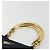 Borsa a tracolla con catena PRADA Nylon Navy Gold Auth 193568A D'oro Blu navy - vista 8