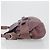 Borsa a Spalla Salvatore Ferragamo Gancini in Pelle Viola Argento Auth BA14654 Porpora - vista 5