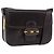 Céline CELINE Schultertasche aus Leder Dunkelbraun Goldfarben Auth gh2239