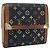 LOUIS VUITTON Portafoglio per Banconote e Carte di Credito Multicolor M92984 Auth bs36569 Nero