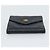 Carteira Bifold Bicolor em pele de cordeiro CHANEL Black CC Auth bs36637 Preto - vista 7
