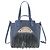 LOEWE x Studio Ghibli Howl's Moving Castle Markl Hammock Bag Auth 167454SM Blu - vista 13
