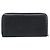 PRADA Long Wallet Leather Black Gold Auth bs36598 Nero D'oro - vista 3