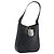 Borsa a Spalla Salvatore Ferragamo Gancini in Pelle Nera Argento Auth BA14216 Nero