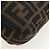 FENDI Zucca Canvas Mamma Baguette Borsa a Spalla Marrone Nero Auth 192460M - vista 15