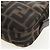 FENDI Zucca Canvas Mamma Baguette Borsa a Spalla Marrone Nero Auth 192460M - vista 16