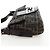FENDI Zucca Canvas Mamma Baguette Borsa a Spalla Marrone Nero Auth 192460M - vista 4