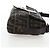FENDI Zucca Canvas Mamma Baguette Borsa a Spalla Marrone Nero Auth 192460M - vista 5