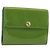 LOUIS VUITTON Monogram Vernis Ludlow Portamonete Vert Tonic M93631 LV Auth 192520