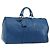LOUIS VUITTON Epi Keepall 55 Boston Bag Blue M42955 LV Auth 191783A