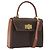 Céline Borsa CELINE Macadam Canvas PVC Pelle 2way Marrone Oro Auth 193909A D'oro