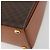 Céline Borsa CELINE Macadam Canvas PVC Pelle 2way Marrone Oro Auth 193909A D'oro - vista 12