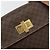 Céline Borsa CELINE Macadam Canvas PVC Pelle 2way Marrone Oro Auth 193909A D'oro - vista 16