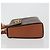 Céline Borsa CELINE Macadam Canvas PVC Pelle 2way Marrone Oro Auth 193909A D'oro - vista 5